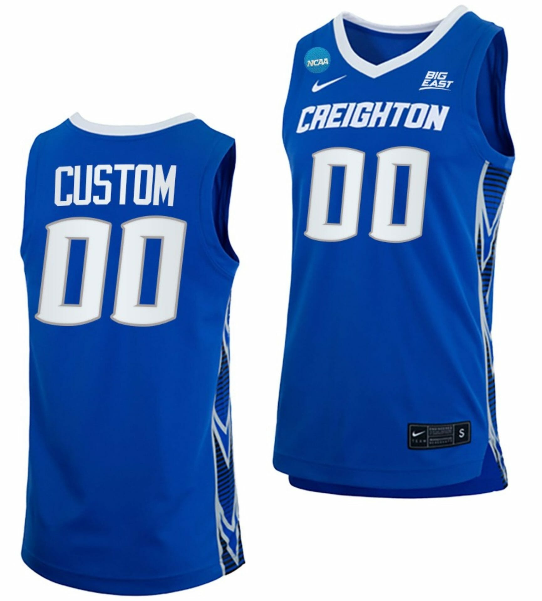 Custom Creighton Bluejays Jersey Name and Number College Basketball 2023 NCAA March Madness Blue 1 Custom Creighton Bluejays Jersey Name and Number College Basketball 2023 NCAA March Madness Blue