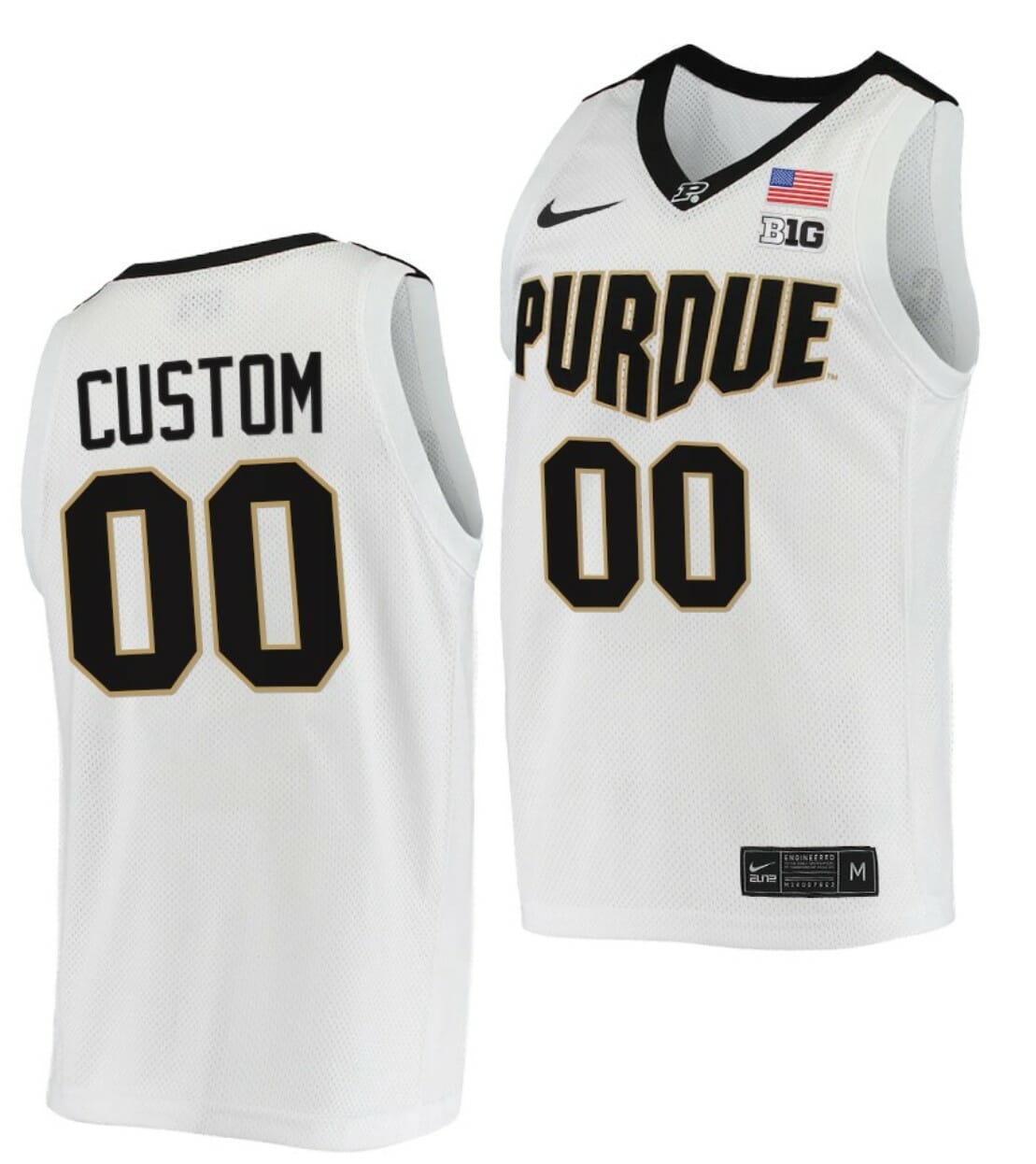 Custom Purdue Boilermakers Jersey College Basketball Replica White 1 Custom Purdue Boilermakers Jersey College Basketball Replica White