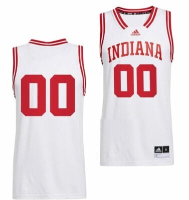 Custom Indiana Hoosiers Jersey Name and Number College Basketball Swingman White