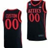 Custom San Diego State Aztecs Jersey Name, Number 2023 NCAA March Madness Basketball Black