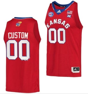 Custom Kansas Jayhawks Jersey Name and Number College Basketball Red Reverse Retro 2023 Senior Night 6 Custom Kansas Jayhawks Jersey Name and Number College Basketball Red Reverse Retro 2023 Senior Night