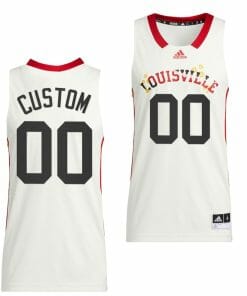 Custom Louisville Cardinals Jersey Name and Number College Basketball Honoring White