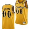 Custom Wyoming Cowboys Jersey Name and Number College Basketball Gold 2 Custom Wyoming Cowboys Jersey Name and Number College Basketball Gold