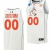 Custom Miami Hurricanes Jersey Name And Number College Basketball March Madness White 2 Custom Miami Hurricanes Jersey Name And Number College Basketball March Madness White
