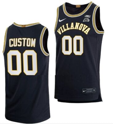Custom Villanova Wildcats Jersey Name and Number College Basketball Navy 70s Retro
