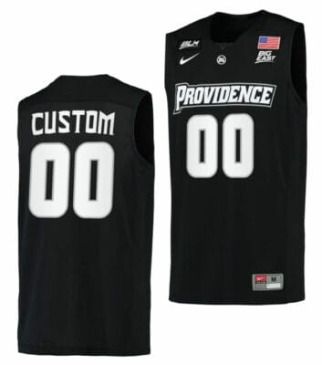 Custom Providence Friars Jersey Name and Number College Basketball BLM Black 6 Custom Providence Friars Jersey Name and Number College Basketball BLM Black