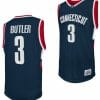 Caron Butler Jersey UConn Huskies College Basketball Navy Retro #3 5 Caron Butler Jersey UConn Huskies College Basketball Navy Retro #3