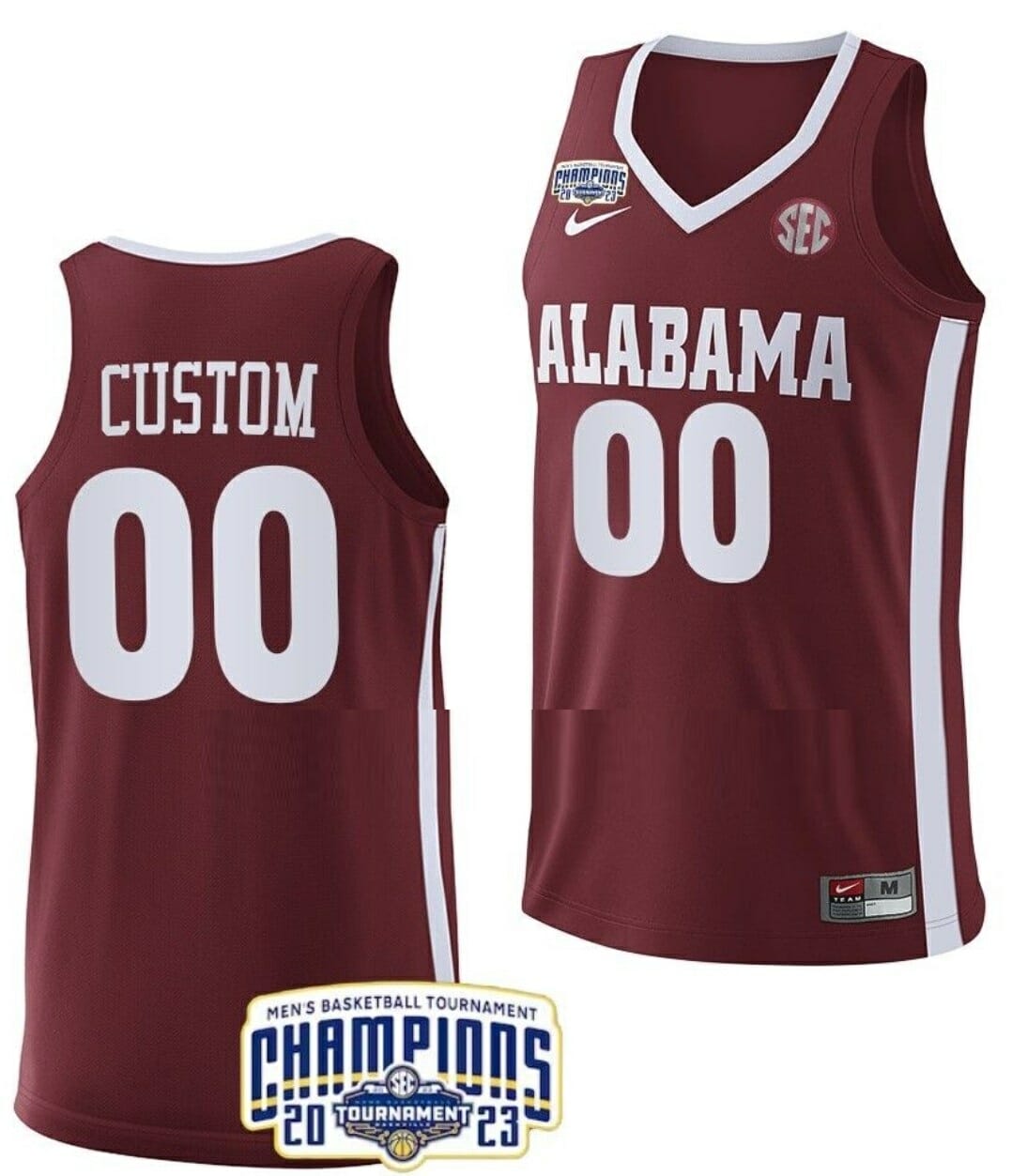 Custom Alabama Jersey Name And Number NCAA SEC Champs College Basketball Crimson 1 Custom Alabama Jersey Name And Number NCAA SEC Champs College Basketball Crimson