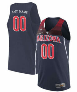 Custom Arizona Wildcats Jersey College Basketball Name and Number Navy