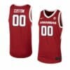 Custom Arkansas Razorbacks Jersey Basketball College Name and Number Team Cardinal