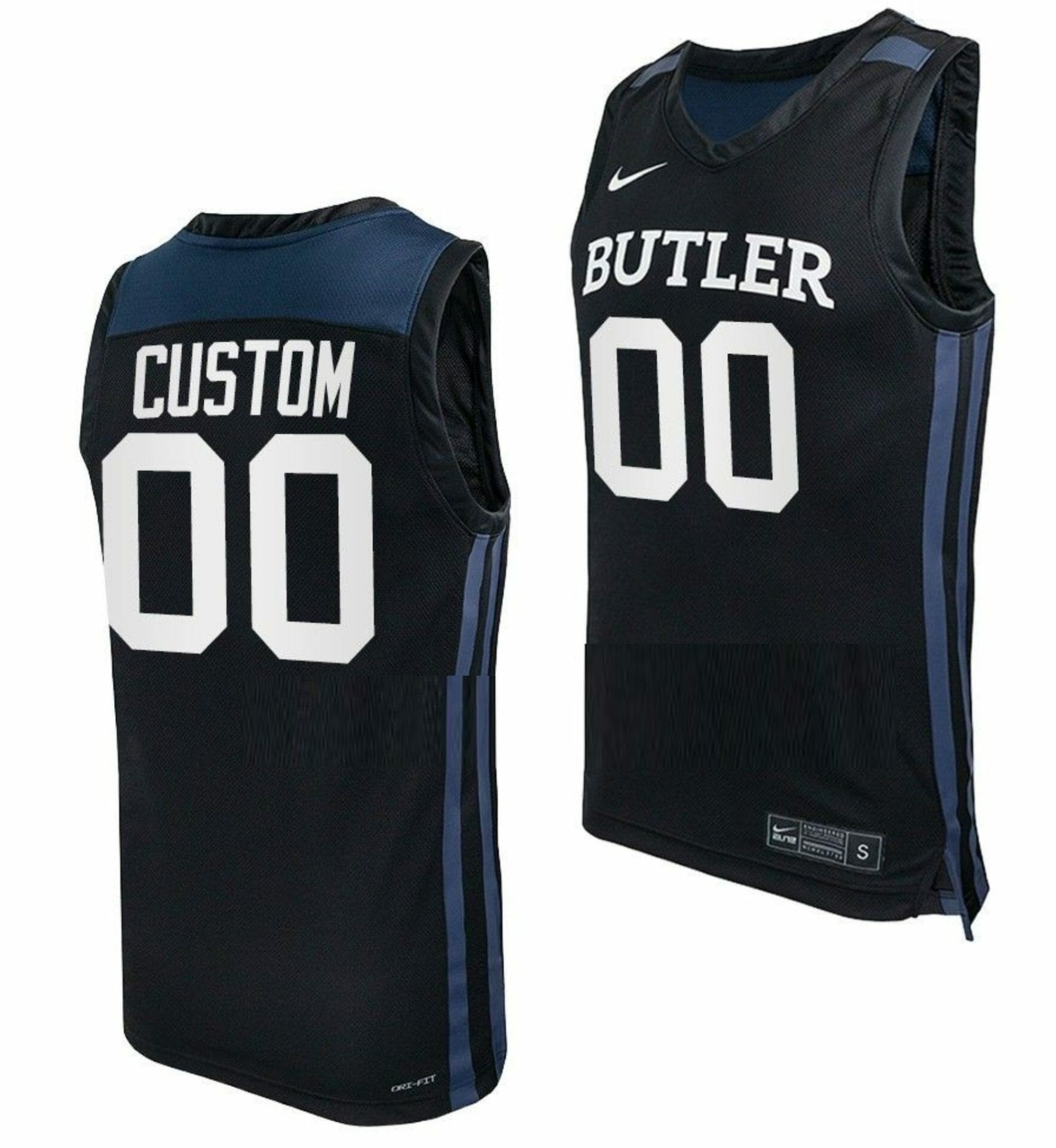 Custom Butler Bulldogs Jersey Name and Number College Basketball Black 1 Custom Butler Bulldogs Jersey Name and Number College Basketball Black