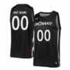 Custom Cincinnati Bearcats Basketball Jersey College Name and Number Black Retro