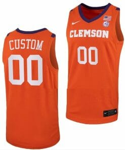 Custom Clemson Tigers Jersey Name And Number College Basketball Orange