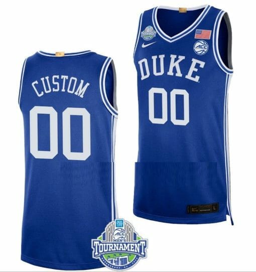 Custom Duke Blue Devils Jersey Name And Number Champs College Basketball Royal