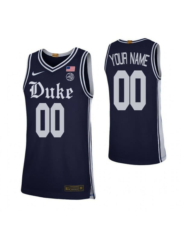 Custom Duke Blue Devils Jersey College Basketball Name and Number Elite Navy 6 Custom Duke Blue Devils Jersey College Basketball Name and Number Elite Navy