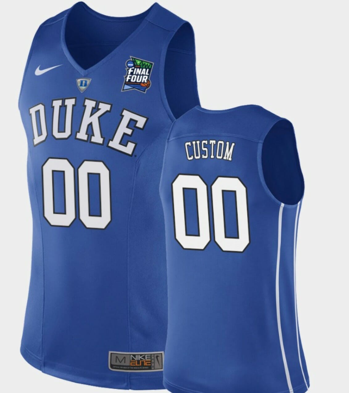 Custom Duke Blue Devils Jersey Name And Number Final Four College Basketball Blue 1 Custom Duke Blue Devils Jersey Name And Number Final Four College Basketball Blue