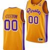 Custom ECU Pirates Jersey Name and Number College Basketball Gold 2 Custom ECU Pirates Jersey Name and Number College Basketball Gold
