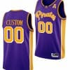 Custom ECU Pirates Jersey Name and Number College Basketball Purple