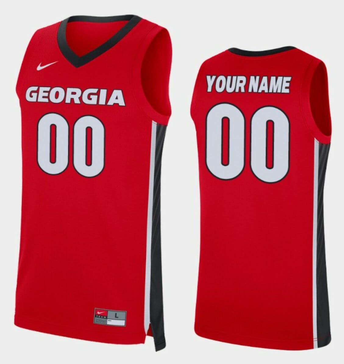 Custom Georgia Bulldogs Jersey Name And Number College Basketball Red 1 Custom Georgia Bulldogs Jersey Name And Number College Basketball Red