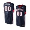 Custom Gonzaga Bulldogs Jersey Basketball College Name and Number Black Final Four Patch