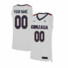 Custom Gonzaga Bulldogs Jersey College Basketball Name and Number Elite White