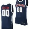 Custom Howard Bison Jersey Name and Number College Basketball Navy 4 Custom Howard Bison Jersey Name and Number College Basketball Navy