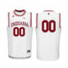 Custom Indiana Hoosiers Jersey College Basketball Name and Number Road White
