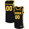 Custom Iowa Hawkeyes Jersey Name and Number College Basketball Elite Black 2 Custom Iowa Hawkeyes Jersey Name and Number College Basketball Elite Black
