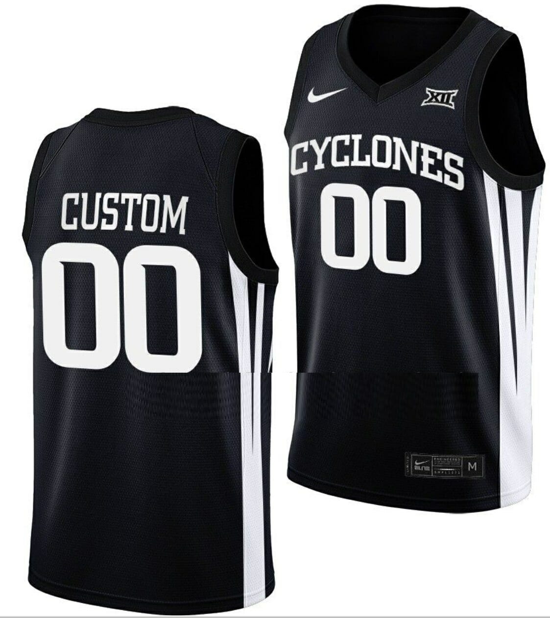 Custom Iowa State Cyclones Jersey Name and Number College Basketball Black 1 Custom Iowa State Cyclones Jersey College Basketball Black