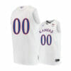 Custom Kansas Jayhawks Jersey College Basketball Name and Number White 1 3 Custom Kansas Jayhawks Jersey College Basketball Name and Number White 1