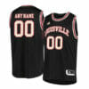 Custom Louisville Cardinals Jersey College Basketball Name and Number Black Retro