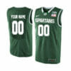 Custom Michigan State Spartans Jersey College Basketball Name and Number Elite Home Green