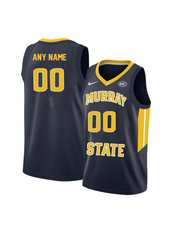 Custom Murray State Racers Jersey College Basketball Name and Number Elite Navy 6 Custom Murray State Racers Jersey College Basketball Name and Number Elite Navy