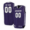 Custom Northwestern Wildcats Jersey College Basketball Name and Number Purple