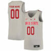 Custom Ohio State Buckeyes Jersey College Basketball Name and Number Elite Gray