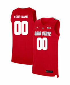 Custom Ohio State Buckeyes Jersey Elite Red
