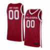 Custom Oklahoma Sooners Jersey College Basketball Name and Number Elite Red