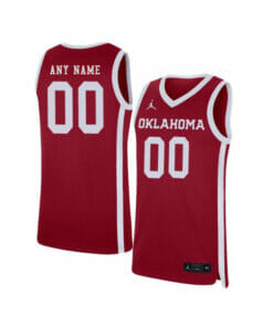 Custom Oklahoma Sooners Jersey College Basketball Name and Number Elite Red