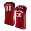 Custom Oklahoma Sooners Jersey College Basketball Name and Number Elite Red Patch