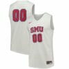 Custom SMU Mustangs Jersey College Basketball Name and Number White