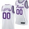 Custom TCU Horned Frogs Jersey College Basketball Classic White