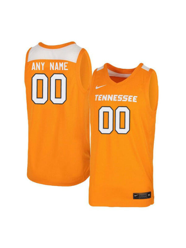 Custom Tennessee Volunteers Jersey College Basketball Name and Number Elite Orange White 6 Custom Tennessee Volunteers Jersey College Basketball Name and Number Elite Orange White