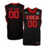 Custom Texas Tech Red Raiders Jersey College Basketball Name and Number Black