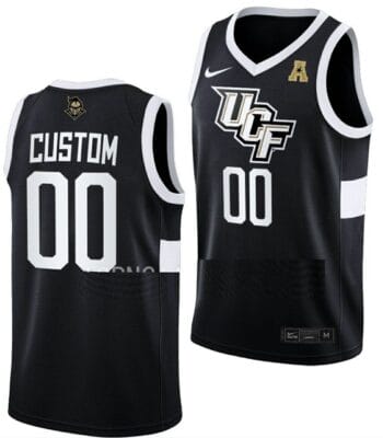 Custom UCF Knights Jersey College Basketball Name Number Away Black 6 Custom UCF Knights Jersey College Basketball Name Number Away Black