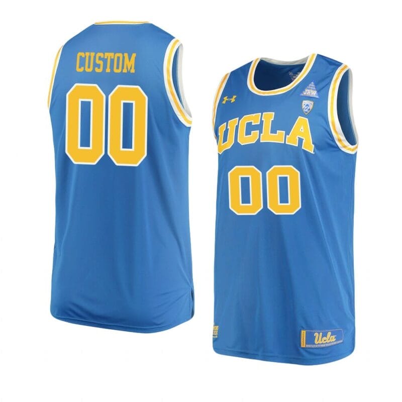 Custom UCLA Bruins Jersey Basketball College Name and Number Replica Performance Blue 6 Custom UCLA Bruins Jersey Basketball College Name and Number Replica Performance Blue