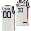 Custom UConn Huskies Jersey College Basketball Name and Number Replica White 2 Custom UConn Huskies Jersey College Basketball Name and Number Replica White
