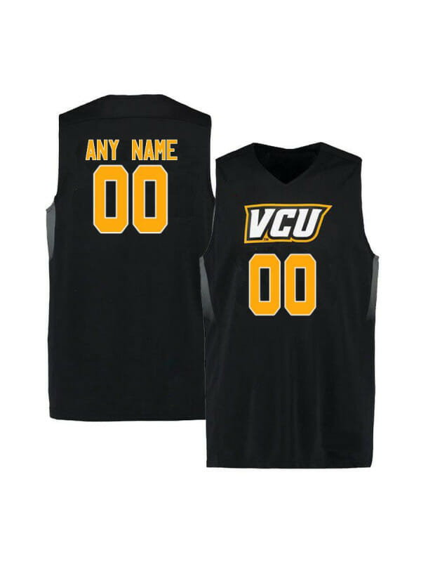 Custom VCU Rams Jersey College Basketball Name and Number Elite Black 6 Custom VCU Rams Jersey College Basketball Name and Number Elite Black