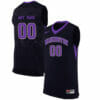 Custom Washington Huskies College Basketball Name and Number Black