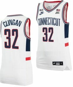 Donovan Clingan Jersey UConn Huskies College Basketball Alumni White #32