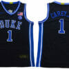 Duke Blue Devils #1 Carey jr Basketball NCAA Basketball Jersey Black